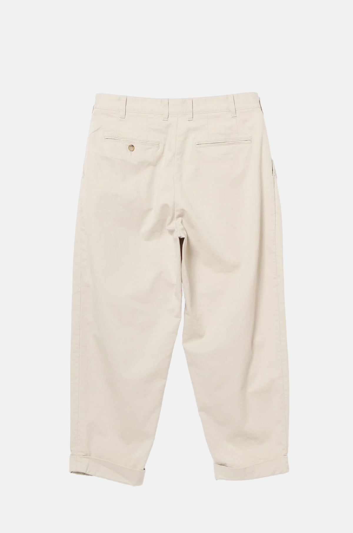 パンツ BEAMS PLUS 2 Pleats Twill CEMENT Size M Beams Plus 2 Pleats Twill Pant in Cement – The Hambledon
