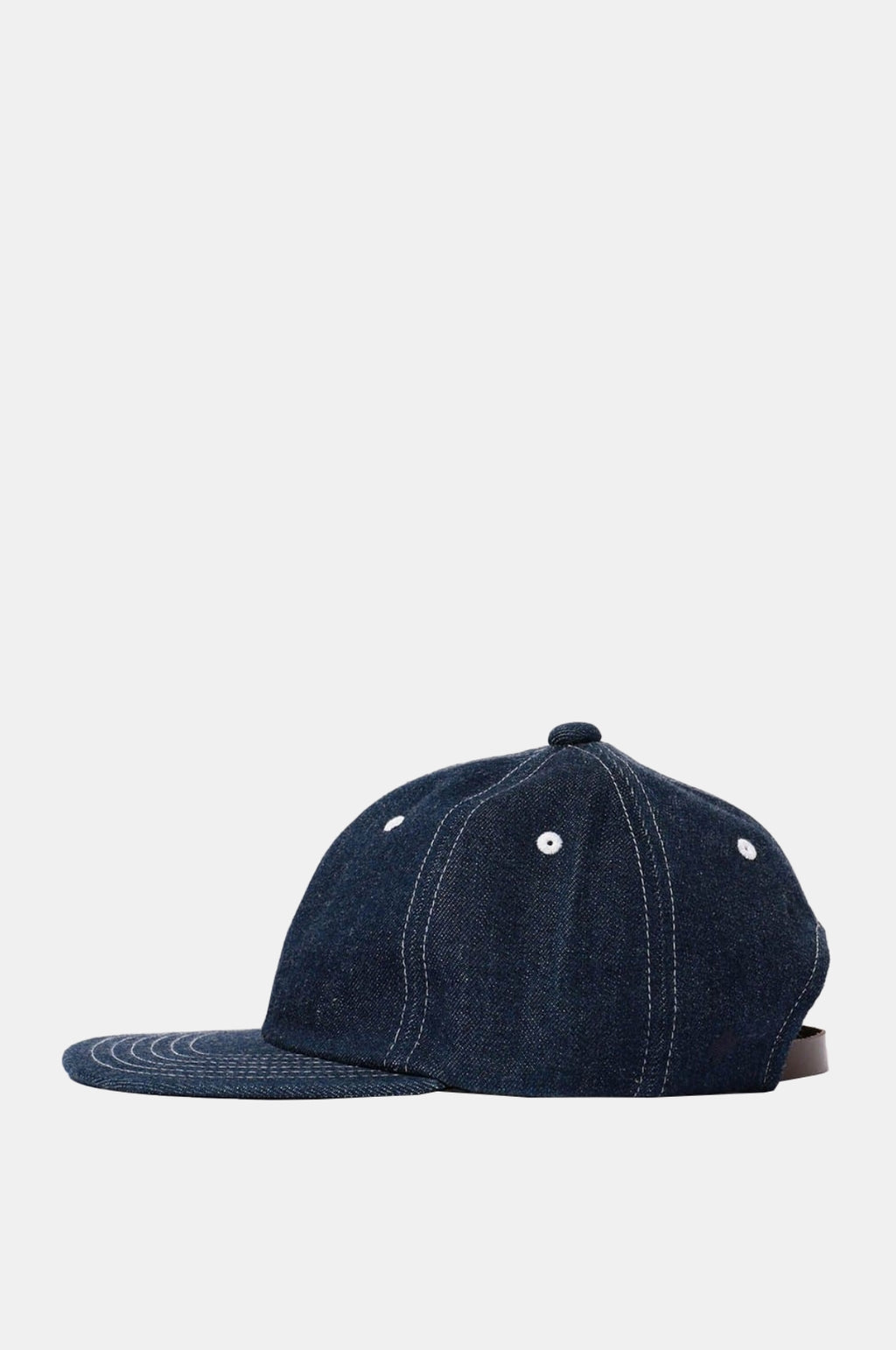 6 Panel Herringbone Cap Indigo