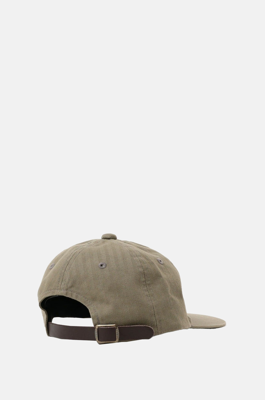6 Panel Herringbone Cap Olive