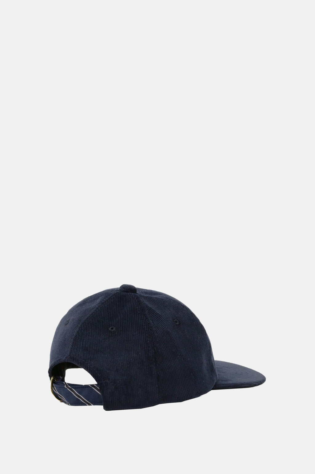 6 Panel Regimental Strap Corduroy Navy