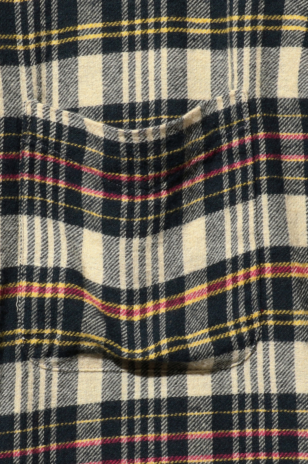 B.D. Classic Fit Indian Flannel Shirt Plaid Beige