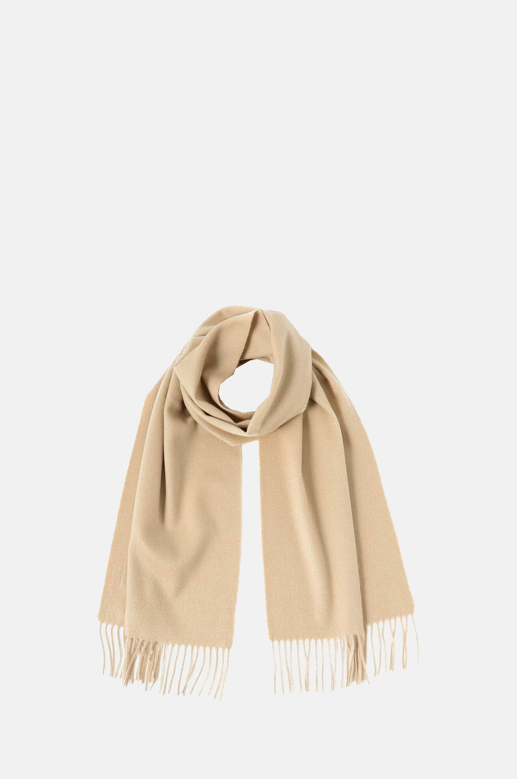 Beams Plus Cashmere Scarf Solid Beige.