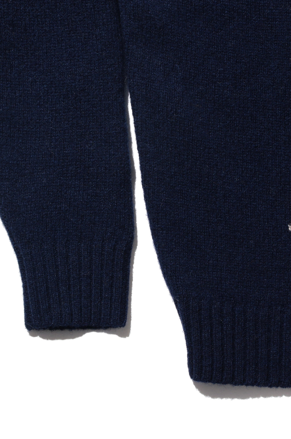 Crew Intarsia Duck Pattern Navy