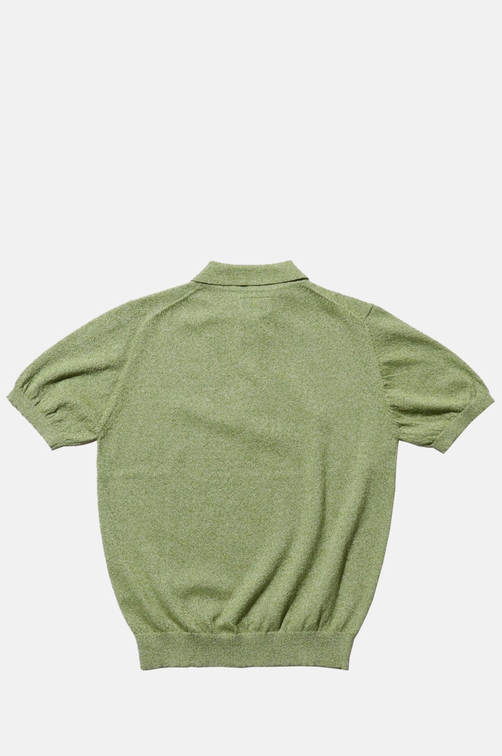 Knit Polo Cotton Boucle Olive