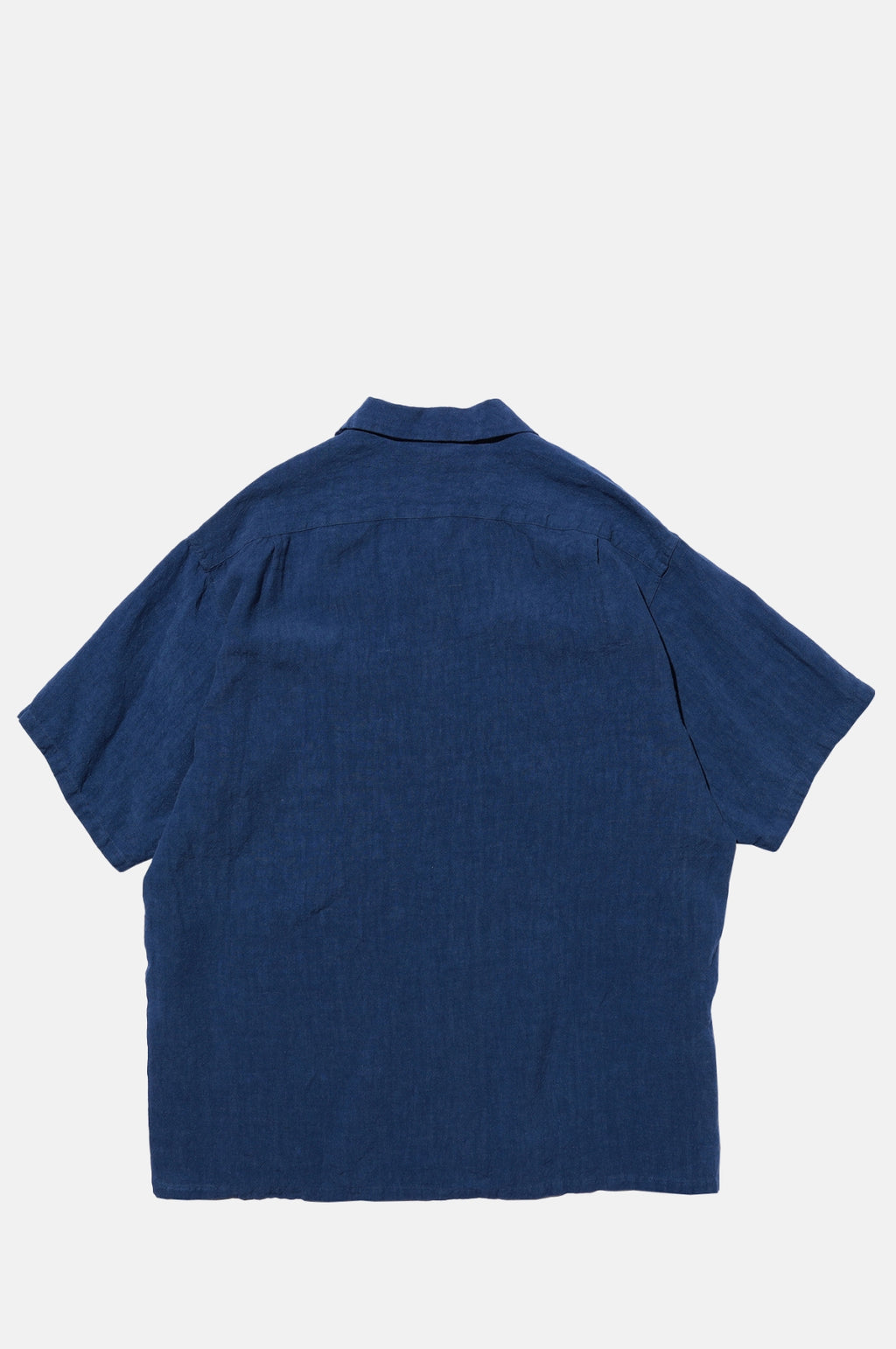 Open Collar 1/40 Linen Blue