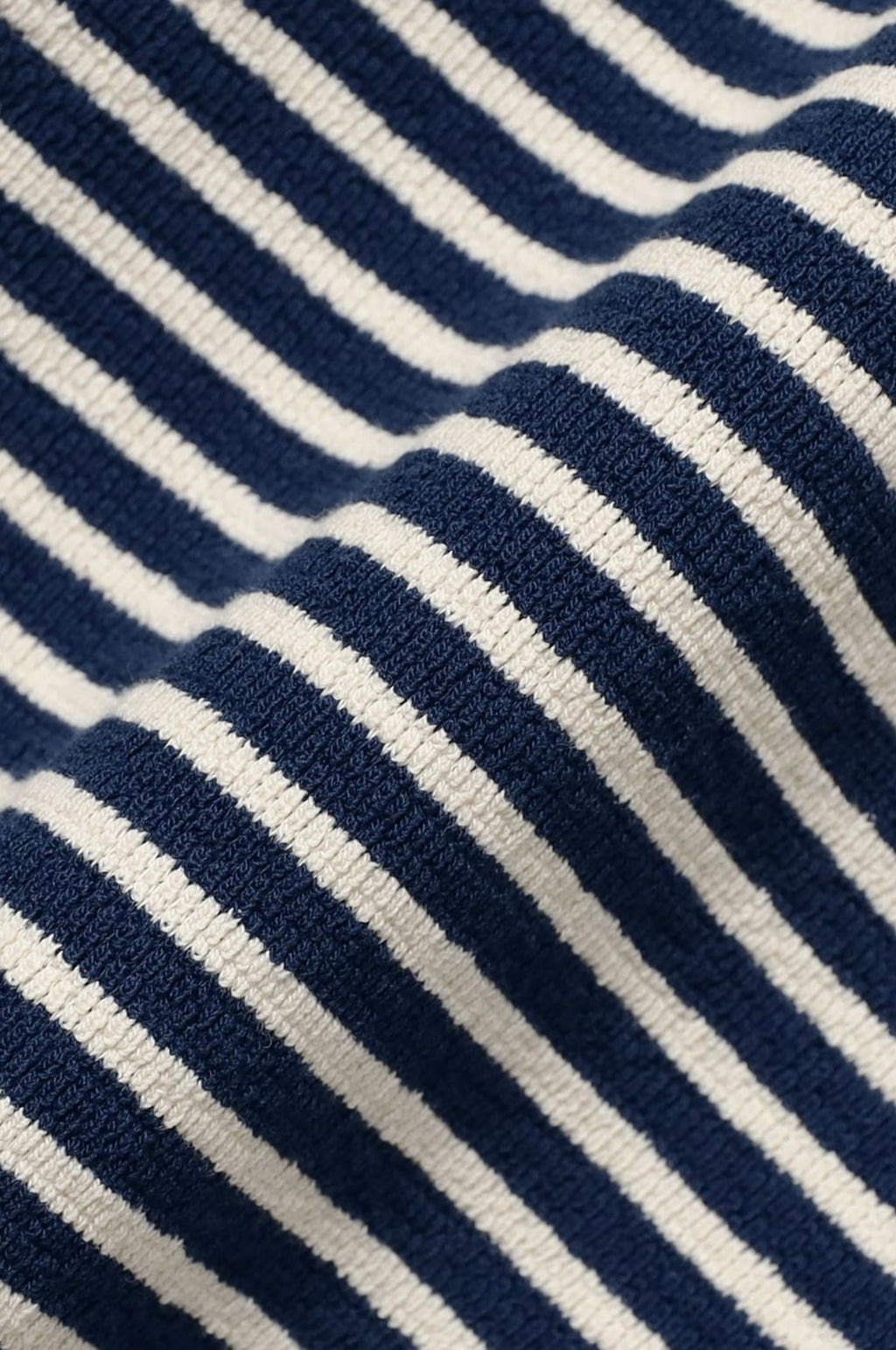 Pocket Tee Inlay Stripe Navy