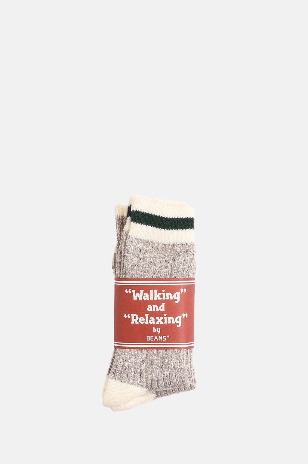 Beams Plus Rag Socks Oatmeal.