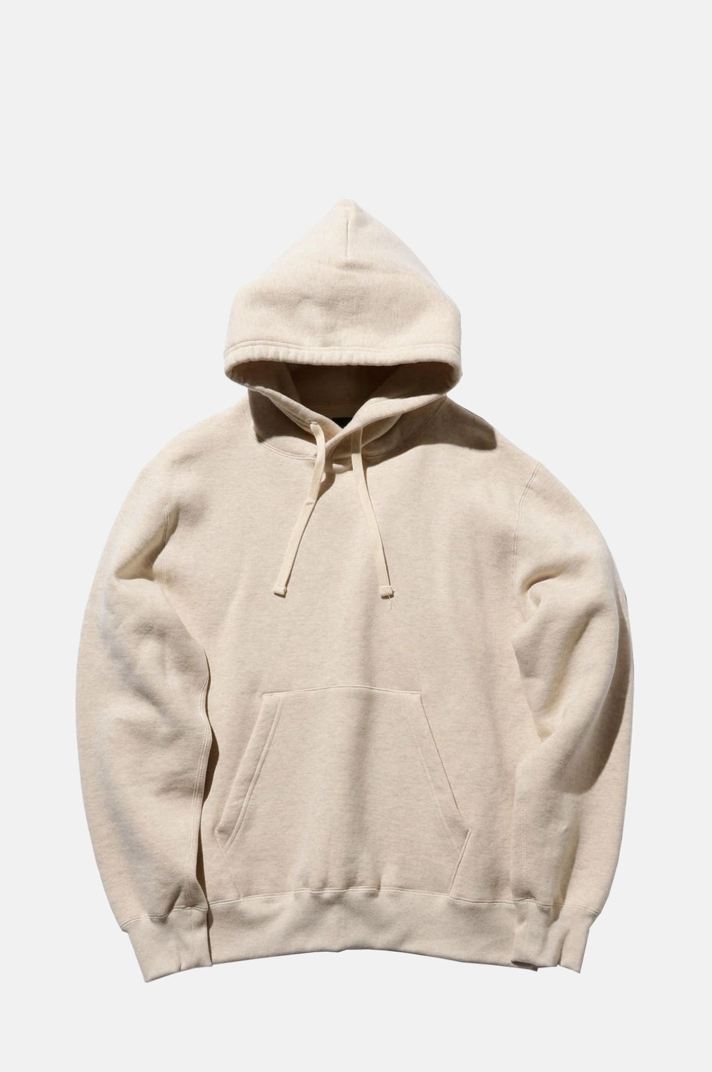 Beams Plus Sweat Pullover Hoodie Raised Back Oatmeal.