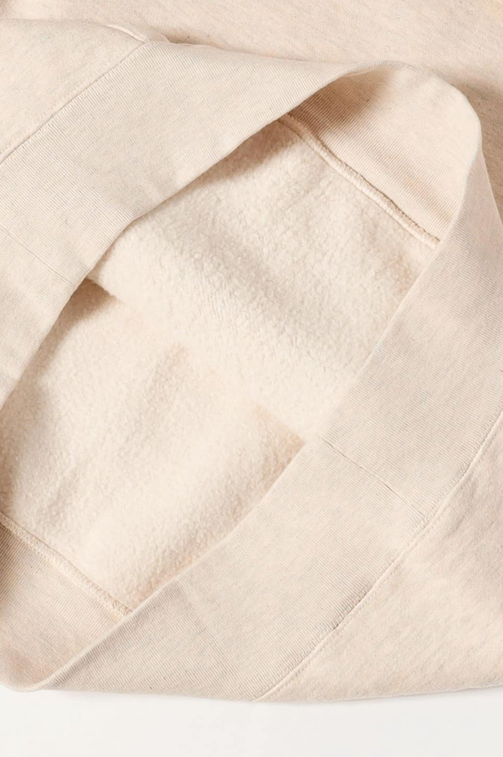 Sweat Pullover Hoodie Raised Back Oatmeal