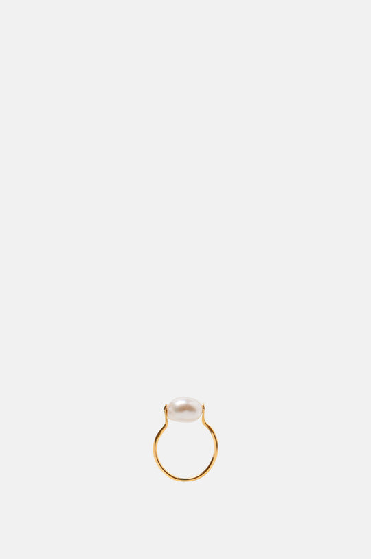 Baroque Ball Gold Ring