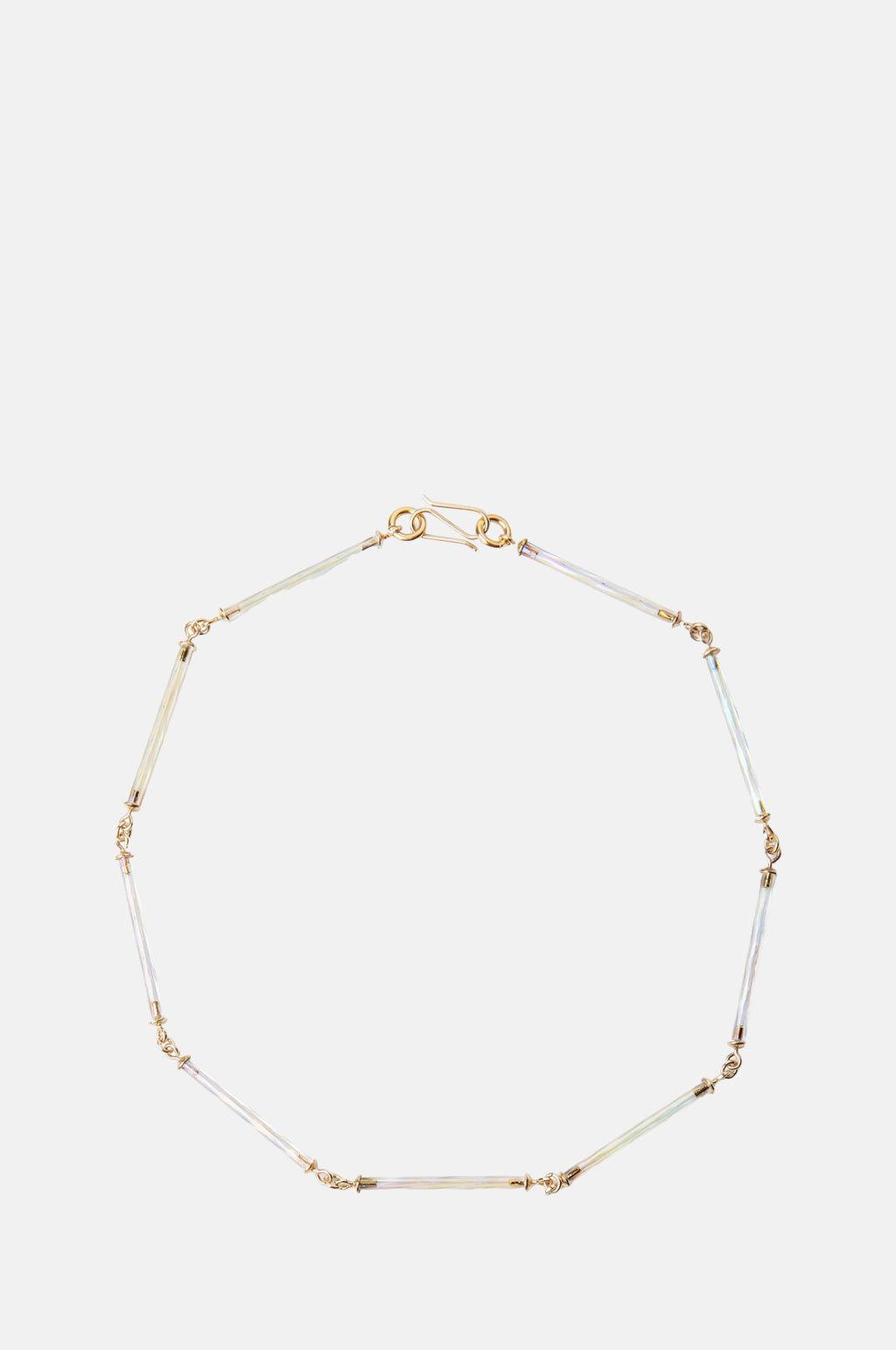 Beatriz Palacios Iridescent Necklace.