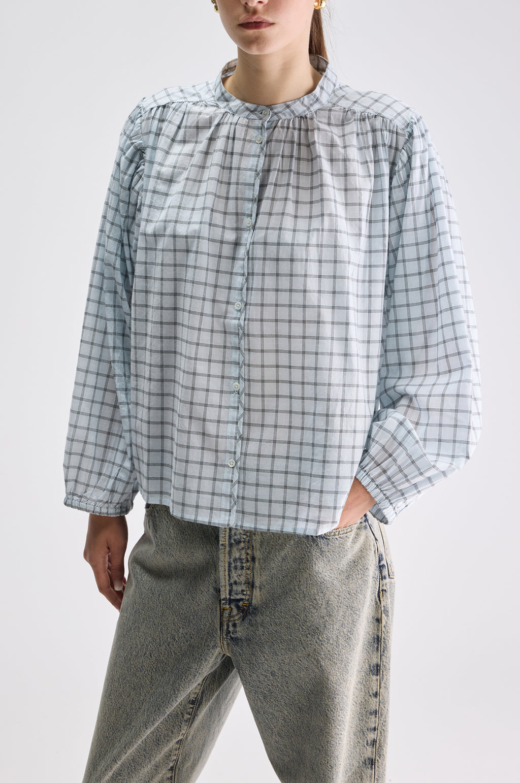 Cherry Blouse Check B