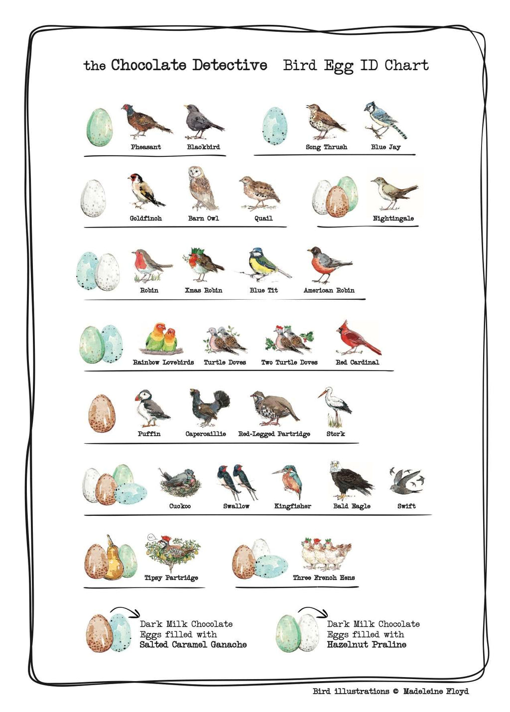 12 Christmas Robin Eggs 150g