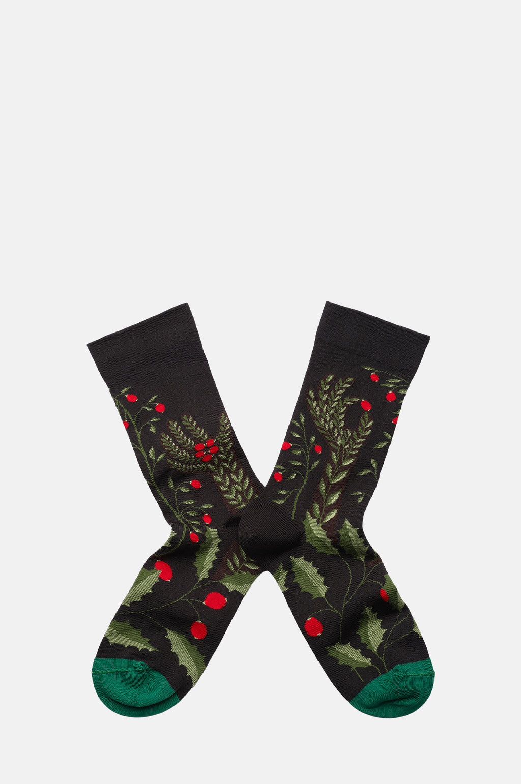 Bonne Maison Cueillette Faux Noir Socks.
