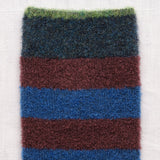 Indigo Striped Socks