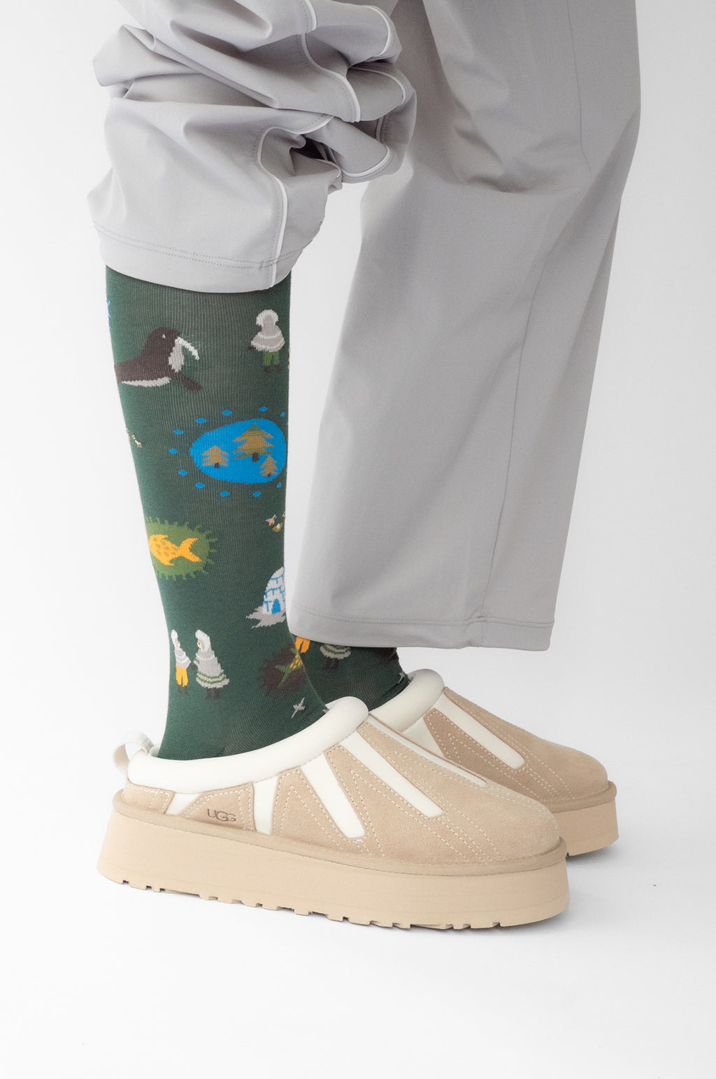 Inuit Foret Knee High Socks