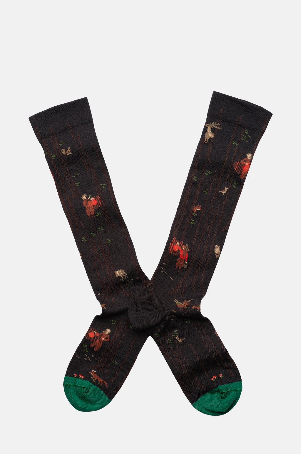 Bonne Maison Nuit Faux Noir Knee High Socks.