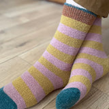 Rose Striped Socks