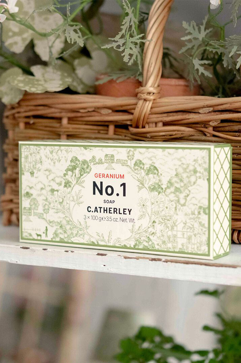 Geranium No.01 Soap Trio 3x100g