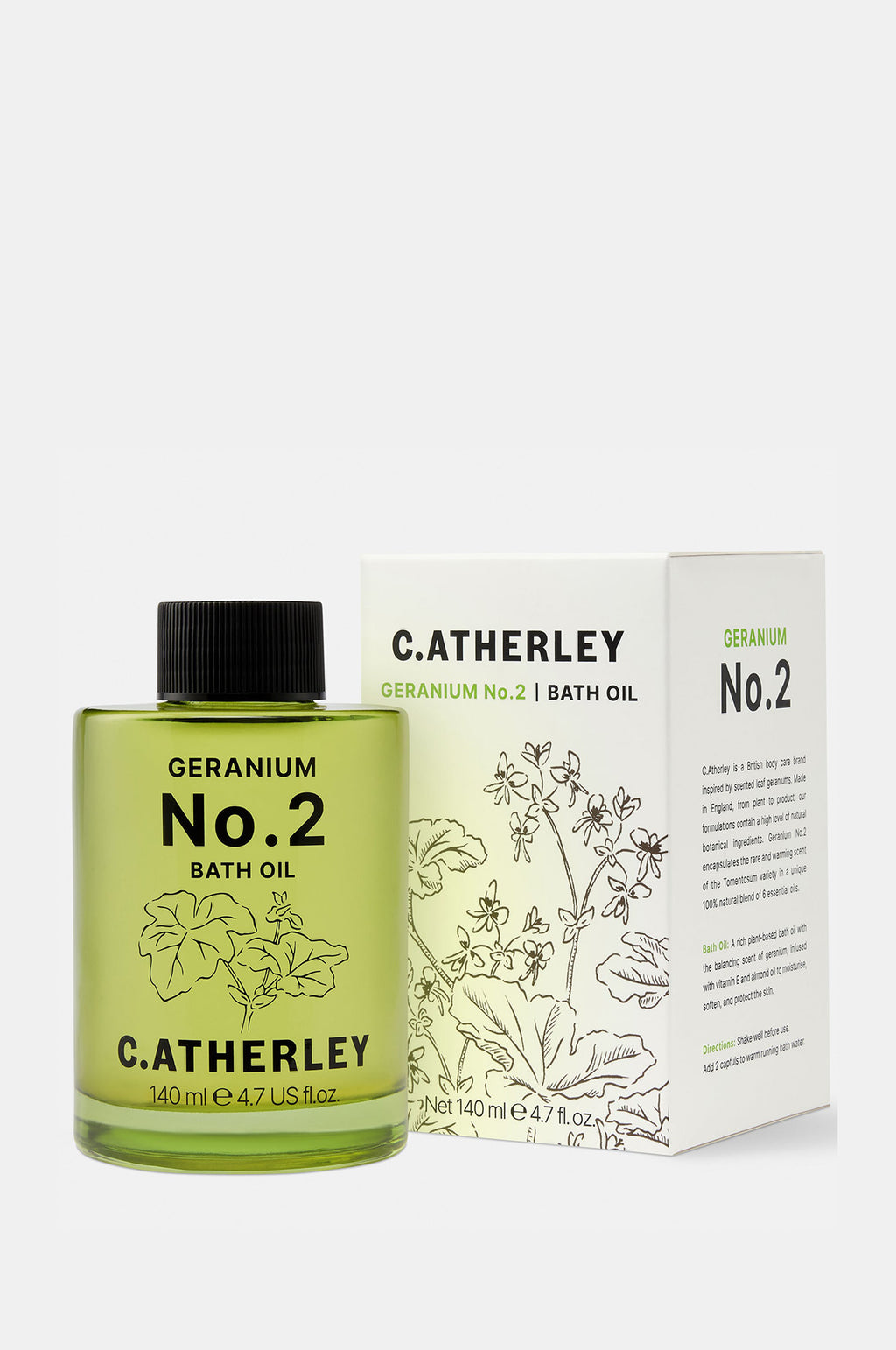 Geranium No.02 Bath Oil 140ml