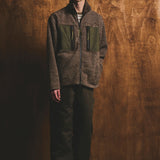 Mountain Fleece Jacket Natural Fleck And Moss