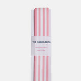 Candy Pink Cotton Stripe Ribbon 35mm 5m.