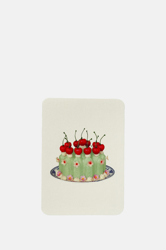 Chartreuse Cream Blancmange Notecard