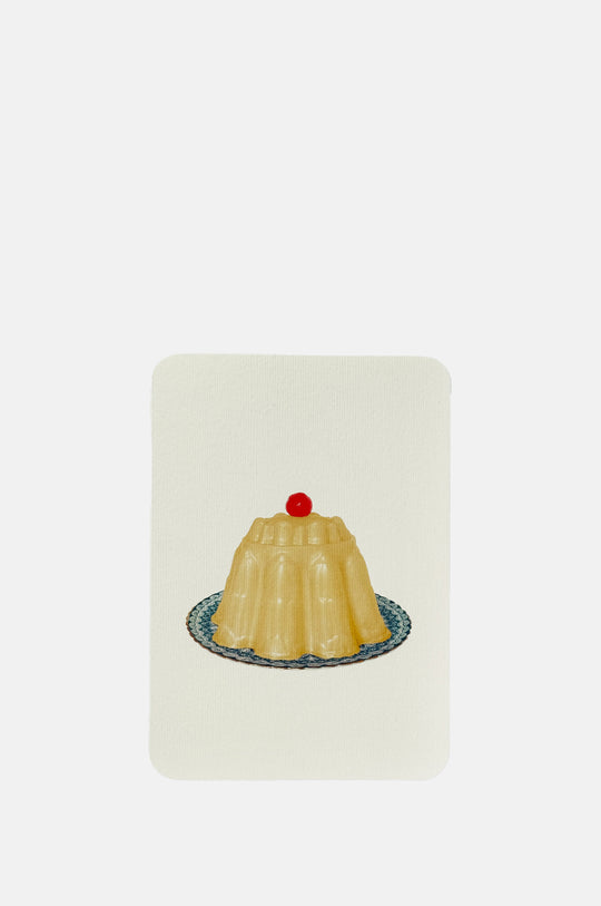 Custard Cream Blancmange Notecard