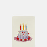 Canonbury Press Lavender Cream Blancmange Notecard.