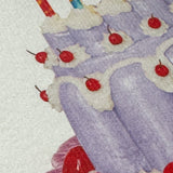 Lavender Cream Blancmange Notecard