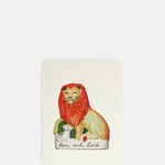 Canonbury Press Lion & Lamb Notecard.