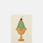Canonbury Press Mint Cahntilly Cream Notecard.