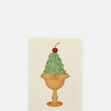 Canonbury Press Mint Cahntilly Cream Notecard.