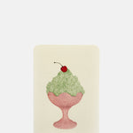 Canonbury Press Pistachio Chantilly Cream Notecard.