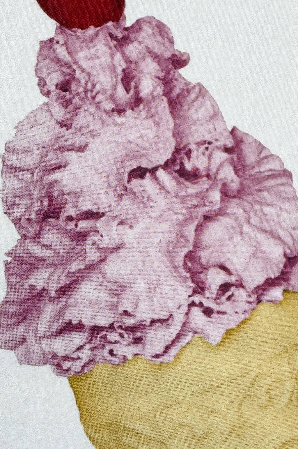 Rose Chantilly Cream Notecard