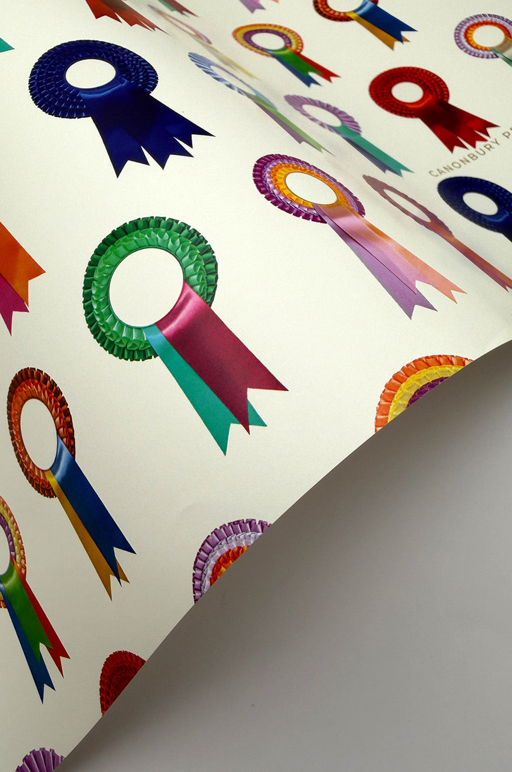 Rosettes Wrapping Paper Set of 3 Sheets