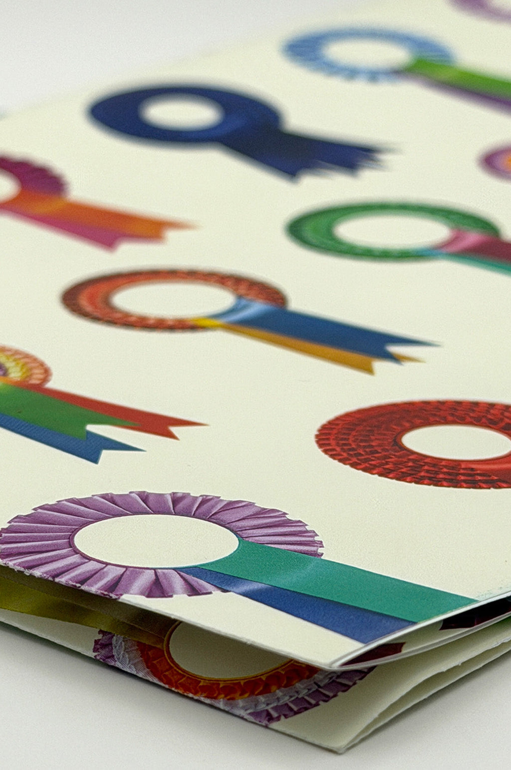 Rosettes Wrapping Paper Set of 3 Sheets