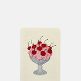 Canonbury Press Strawberry Chantilly Cream Notecard.