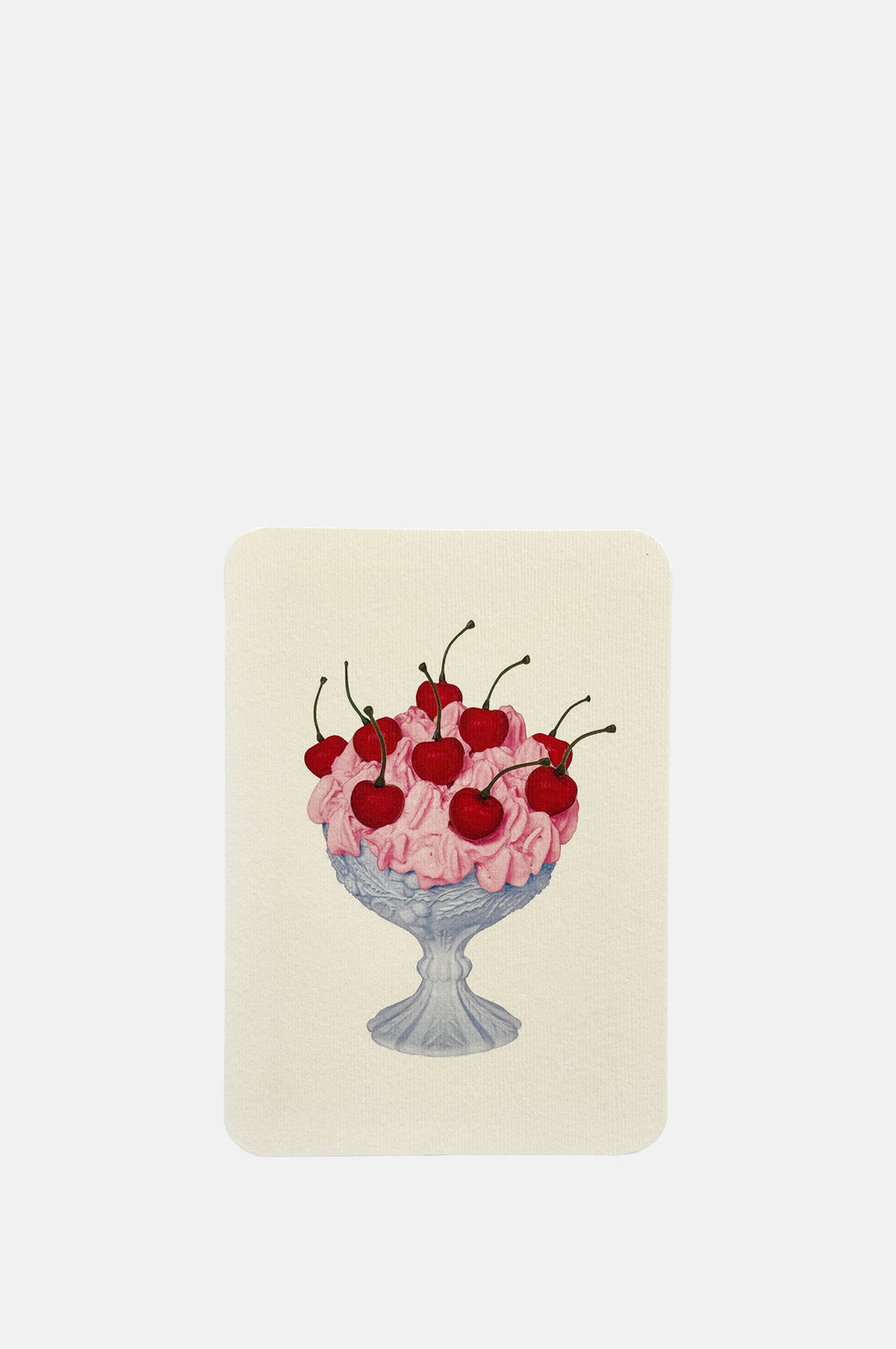 Canonbury Press Strawberry Chantilly Cream Notecard.