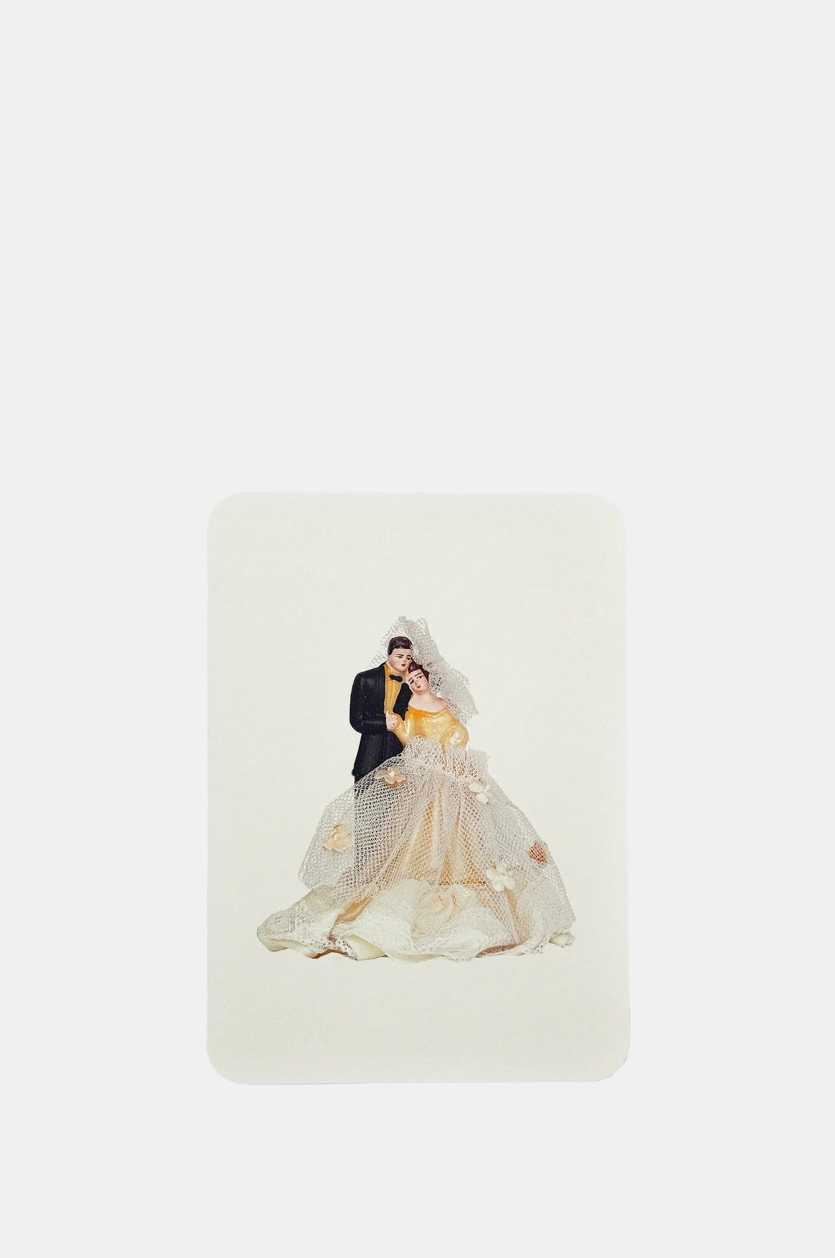 Canonbury Press Wedding Cake Topper No.1 Greeting Card.