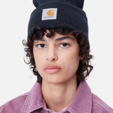 Acrylic Watch Hat Dark Navy Heather