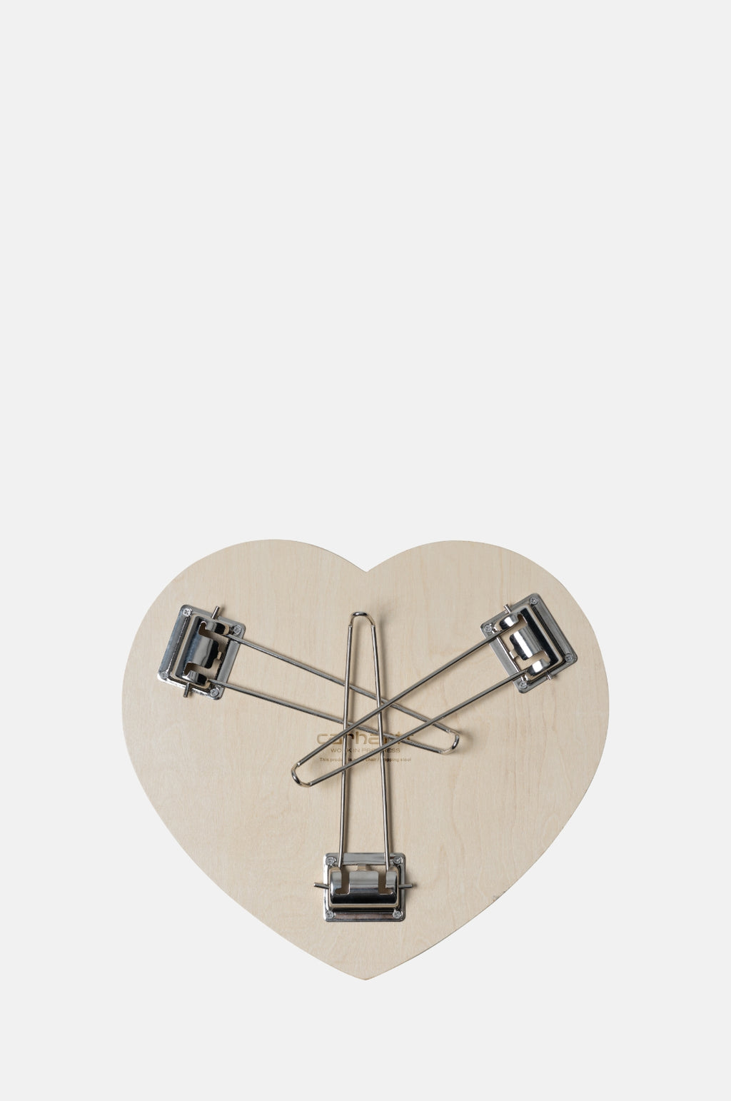 Heart Folding Table Scarlet/White