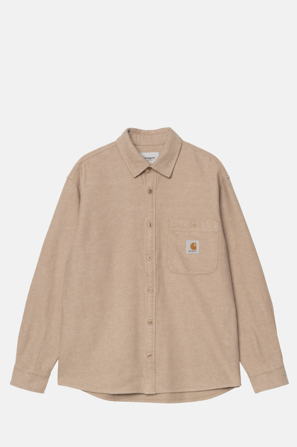 Carhartt L/S Edgar Shirt Peanut/Wax.