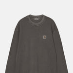 Carhartt WIP L/S Vista Waffle T-Shirt in Black.
