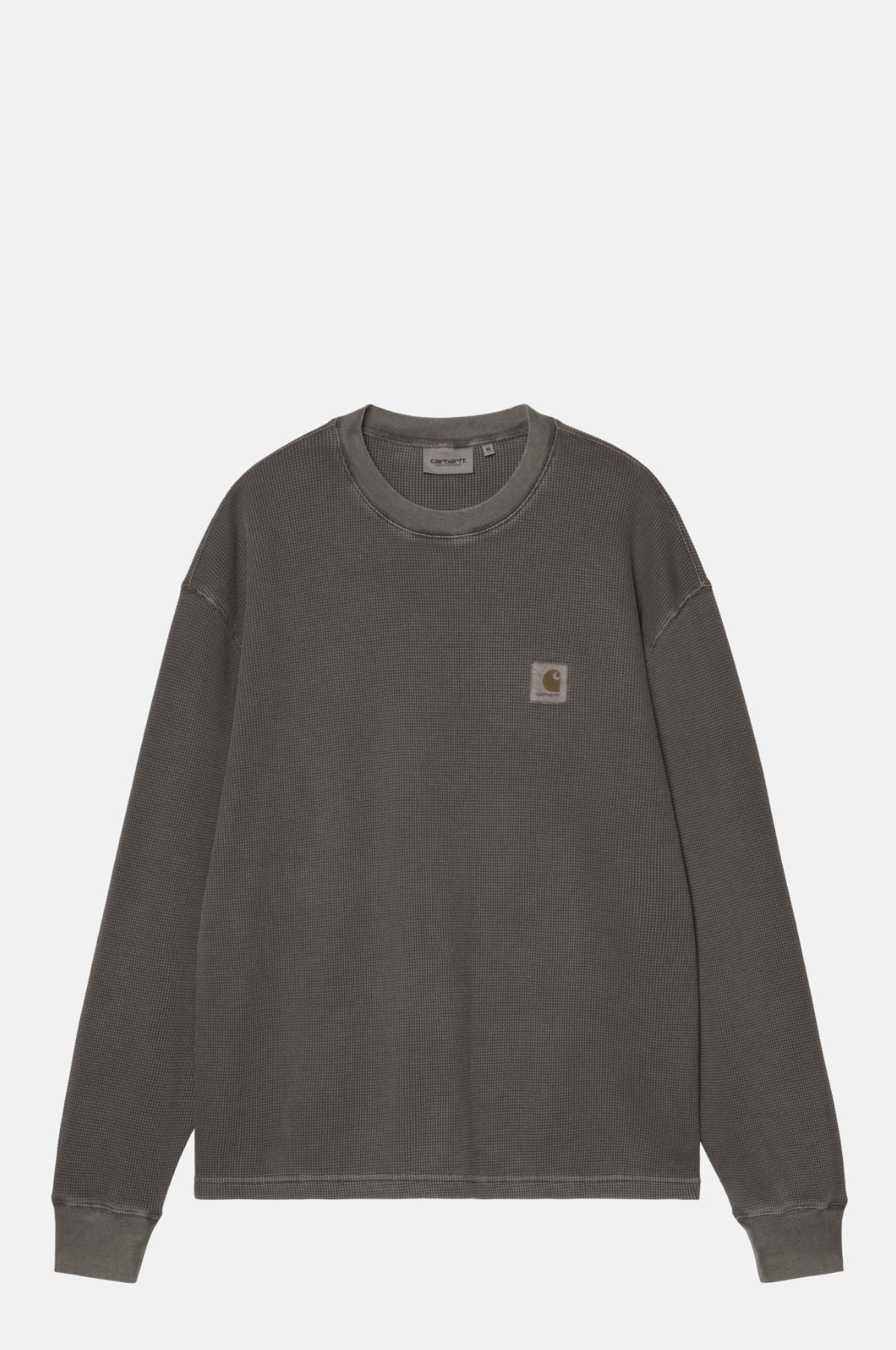 Carhartt WIP L/S Vista Waffle T-Shirt in Black.