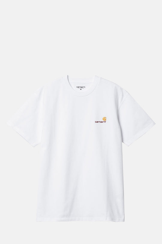 S/S American Script T-Shirt White