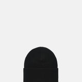 Acrylic Watch Hat Black