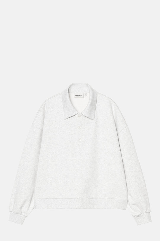 Brenta Polo Sweat Ash Heather