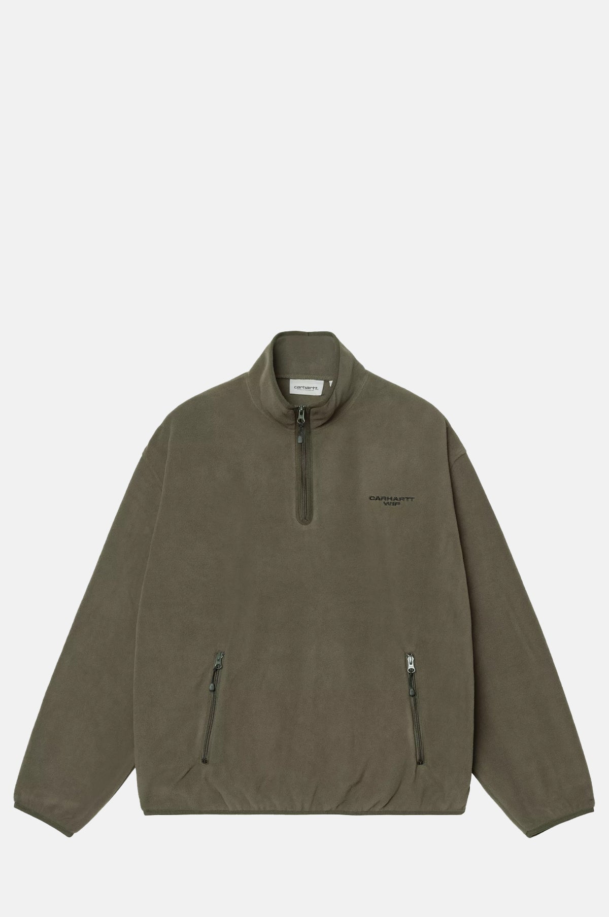 Carhartt WIP Edmore Half Zip Sweat Cypress/Black.