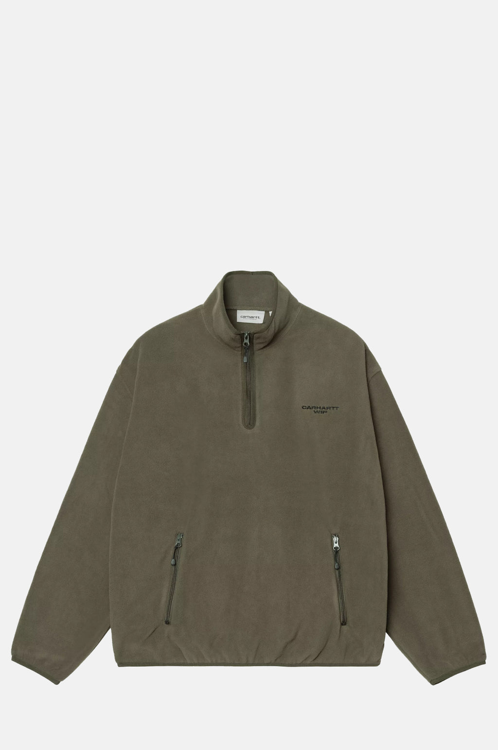 Carhartt WIP Edmore Half Zip Sweat Cypress/Black.